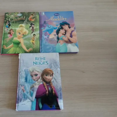 lot de 3 livres Disney